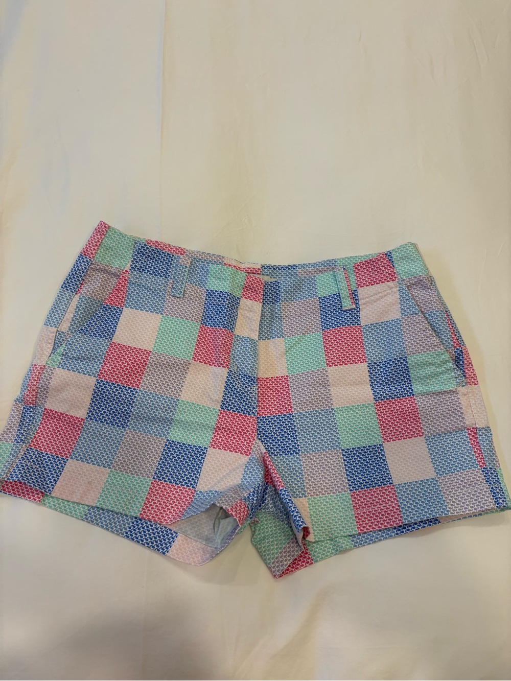 Pastel Checkered Shorts - Pink, Mint & Blue